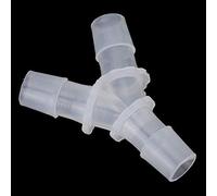 Alomejor 10PCS Conector de Plástico Tipo Y Junta de Tubería de Agua Transparente para Acuario/pecera, Conector de 3 Vías 3,9-15,8 Mm, Resistencia a Altas Temperaturas para Pecera/Bomba de Aire (.9MM)