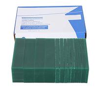 Alomejor 15 Piezas de Caja de Cera Tallada Verde, Accesorio de Modelado de Grabado para Fabricación de Joyas para Artesanos