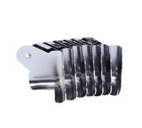 Alomejor 16 Protectores de Esquina de Altavoz, Protectores de ángulo de Hierro para Gabinete de Altavoz, Tornillos de Montaje Duraderos para Protección de de Escenario y Amplificador de Guitarra