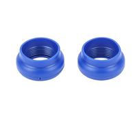 Alomejor 2 Anillos de Agarre para Palos de Golf, Material SBR, Entrenador de Swing Antideslizante para Práctica y Alineación en Interiores y Exteriores (Blue)