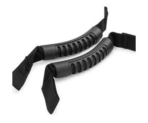 Alomejor 2 Piezas Kit de manija de Agarre del reposacabezas Delantero Mango de Agarre Asiento Trasero Asas de Agarre del Pasajero Mango de Agarre de Seguridad del Pasajero
