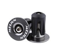 Alomejor 2 Unidades Tapas Finales para Manillar de Bicicleta - Extremos de Aleación de Aluminio Ligero y Resistente, Diseño Ergonómico sin Afilados, Fácil Instalación sin Herramientas, Comp