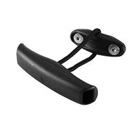 Alomejor 2 Unids/Set Manijas de Kayak con Tornillos Canoa de Nylon Negro Tirar de la Manija del Barco con Cordón Montaje Trasero Trasero Accesorios