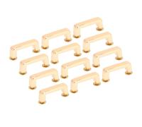 Alomejor 20 Juegos de Remaches y Tornillos Duraderos de Aleación de Zinc para Decoración de Artesanías de Cuero, Fácil Instalación para Cinturones, Bolsos, Carteras, 20x7x7 Mm (GOLD)