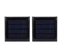 Alomejor 2pcs 2V 210ma 40x40mm / 1.6x1.6in Micro Paneles Solares Mini Paneles Solares Mini Células Solares Células Fotovoltaicas Cargador DIY Materiales de Juguete Eléctrico