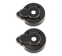 Alomejor 2PCS Cubiertas de Portal Trasero Exterior Contrapeso para Coche HOBBYPLUS 1/18 4WD CP18P RC, Material de Cobre con Diseño Inoxidable, Escalada y Estabilidad Mejoradas