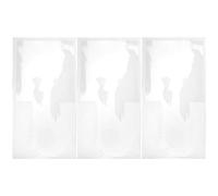 Alomejor 3 unids/Bolsa Pegatinas de manivela de Bicicleta película Protectora de Brazo de manivela de Bicicleta Transparente Protector de película Adhesiva de manivela de Bicicleta(Tipo C)