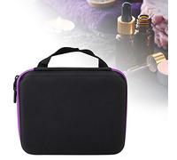 Alomejor 30 Botellas de Aceite Esencial Bolso Organizador Bolsa de Almacenamiento Elástica para Aromaterapia Púrpura (Purple)