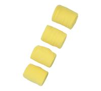 Alomejor 4 bandas para piernas de suave forro polar para caballo, vendajes protectores para y uso ecuestre (amarillo)