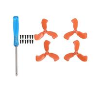 Alomejor 4 Hélices de Repuesto para Drones Neo 2, Fabricadas en Policarbonato (PC), con Diseño Ligero y Silencioso para un Vuelo Estable y Menor Ruido. (Orange)