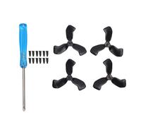 Alomejor 4 Hélices de Repuesto para Drones Neo 2, Fabricadas en Policarbonato (PC), con Diseño Ligero y Silencioso para un Vuelo Estable y Menor Ruido. (Black)