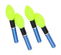 Alomejor 4 Uds Bobber Light Glow Sticks, Flotadores de Pesca Electrónicos Tipo Bombilla Reutilizables con Brillo Ultra Alto, para Pesca Nocturna (Green)