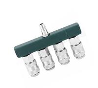 Alomejor 4 Way Quick Connector with 1/4in NPT Thread