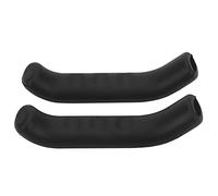Alomejor 5 colores empuaduras de freno de bicicleta cubierta de palanca de freno de bicicleta empuaduras de silicona antideslizante Protector impermeable accesorio de ciclismo(negro)
