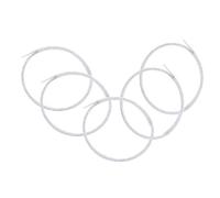 Alomejor 5 piezas de perla blanca de celuloide para guitarra Purfling, 6 mm de ancho, con excelente mano de obra para guitarra acústica y clásica
