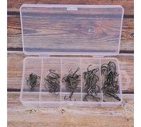 Alomejor 50 Piezas Anzuelos de Pesca, Anzuelo Triple Afilado con Púas de Metal de Alta Resistencia, con Acero con Alto Contenido de Carbono y Resistencia a la Corrosión, para Kit de