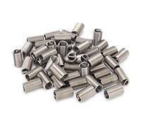 Alomejor 50 Piezas de Inserto de Rosca de Alambre de Acero Inoxidable para Kit de Reparación de Tornillos - Sujetadores de Rosca Duraderos M10 X 1,5 para Equipos Automotrices y Mecánicos (3D)