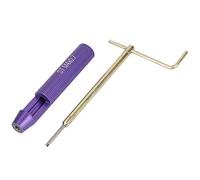 Alomejor 50 Piezas de Insertos de Reparación de Roscas M4, Bobina Helicoidal de Acero Inoxidable con Herramienta de Instalación para Refuerzo de Aluminio y Prevención de Vibraciones