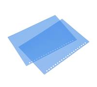 Alomejor 50 Protectores de Hojas Mate para Presentaciones, Cubiertas de Papel Flexibles, Tamaño A5, Ideales para Cuadernos e Informes, Hechos de Plástico PP de Primera Calidad (BLUE)
