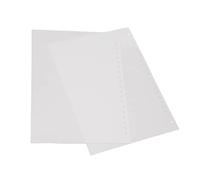 Alomejor 50 Protectores de Hojas Mate para Presentaciones, Cubiertas de Papel Flexibles, Tamaño A5, Ideales para Cuadernos e Informes, Hechos de Plástico PP de Primera Calidad (WHITE)