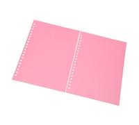 Alomejor 50 Protectores de Hojas Mate para Presentaciones, Cubiertas de Papel Flexibles, Tamaño A5, Ideales para Cuadernos e Informes, Hechos de Plástico PP de Primera Calidad (rojo)
