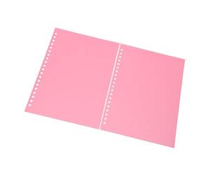 Alomejor 50 Protectores de Hojas Mate para Presentaciones, Cubiertas de Papel Flexibles, Tamaño A5, Ideales para Cuadernos e Informes, Hechos de Plástico PP de Primera Calidad (rojo)