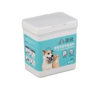 Alomejor 50 Uds. Toallitas para Limpieza de Dientes de, Toallitas Desechables sin Alcohol para el Cuidado de Mascotas, Higiene Bucal No Irritante