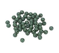 Alomejor 50 Unidades de Perlas Espaciales de 8 Mm, Perlas de Gel de Sílice para Detener la Línea de Pesca y Evitar Colisiones, Ideales para la Pesca Nocturna y en Aguas Profundas. (Green)