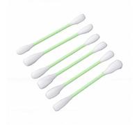 Alomejor 6 Juguetes para Gatos con Hisopo de Algodón con Hierba Gatera, Palitos para Masticar Interactivos para Juegos de Gatitos en Interiores (Green)