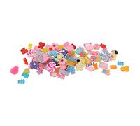 Alomejor 80 Uds. Decoración de Resina Duradera, Colores Brillantes para Decoraciones DIY de Baba, Resina ABS, Decoración de Dulces para Horquilla, Libro, Regalos de Ropa