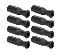 Alomejor 8pcs Mesa de fútbol Parte Manija de reemplazo Foosball Mango Grip con diseño de octágono Antideslizante