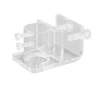 Alomejor Abrazadera Acrílica para Tubería de Agua de Acuario, Clamp/Holder Duradero para Tubería de Pecera para Entusiastas Acuáticos de Alta Transmitancia (#1)