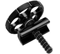 Alomejor Abrazadera de Bisagra de Bicicleta C Hebilla Placa de Abrazadera de Bisagra Integrada CNC para Bicicleta Plegable Brompton(Negro)