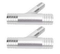 Alomejor Abrazadera de Manguera en Forma de Y, Conector de Aleación de Aluminio, Reductor a Prueba de Altas Temperaturas para UTV Y SXS de 1 Pulgada a 5/8 Pulgadas