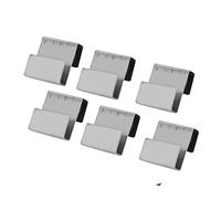 Alomejor Abrazadera de Vidrio Duradera de Acero Inoxidable para Reparación y Mantenimiento de Invernaderos, 50 Clips en Forma de S para Fijar Marcos de Vidrio, Material Ecológico, 2 Cm, Adecuado