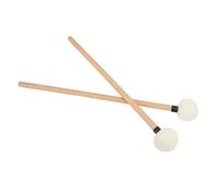 Alomejor Accesorios de Batería Mazo Set 2 piezas: Percusión Suave, Robusto (BLACK)