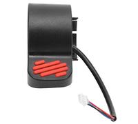 Alomejor Acelerador de Dedo para Scooter Eléctrico Plegable, Material de PC ABS Resistente con Diseño de Raya Elevada, Compatible con ES1 ES2 ES3 ES4