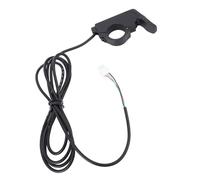 Alomejor Acelerador de Pulgar, Acelerador ABS de 22 Mm con Cable de 1,5 M para Bicicletas de Montaña Plegables y Patinetes eléctricos.