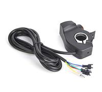 Alomejor Acelerador de Pulgar, Acelerador de Vehículo Eléctrico con Pantalla Digital para Scooter de 12 V a 99 V Fácil Gestión de Alcance