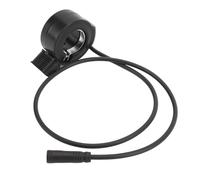 Alomejor Acelerador de Pulgar Conector de 3 Pines, Diámetro de Tubo de 22 Mm, Longitud de Cable de 50 Cm, Adecuado para Bicicletas Eléctricas BBS01 BBS02