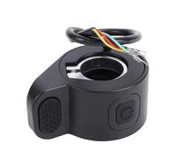 Alomejor Acelerador de Scooter Eléctrico, Controlador de Velocidad de Pulgar de Dedo de Plástico ABS con Interruptor de Encendido para la Mayoría de Marcas de Scooters Desplazamientos de