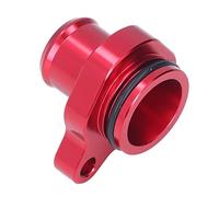 Alomejor Acoplador de Tubería de Agua de Aleación de Aluminio con Abrazadera de Repuesto Directo, Conexión Resistente a Fugas para Motores 335i 335xi 135i N54 y N53 N55 (rojo)