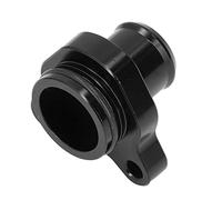 Alomejor Acoplador de Tubería de Agua de Aleación de Aluminio con Abrazadera de Repuesto Directo, Conexión Resistente a Fugas para Motores 335i 335xi 135i N54 y N53 N55 (BLACK)