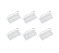 Alomejor Acrílico Duradero para Cubierta de Acuario, Agarre Fácil y Seguro para el Hogar, Juego de Manijas para Tirar de la Tapa del Acuario, para Pecera de, 6 uds.
