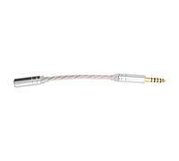 Alomejor Adaptador de Cable de de 4,4 Mm, Línea de Conversión de Auriculares Premium Macho a Hembra para ZX300A HiFiman, Compacto y Portátil (. revolución equilibrada 3.5 Hembra)
