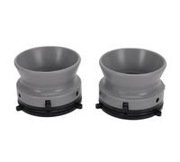 Alomejor Adaptador de Concentrador Nab, 2 uds., ABS de Primera Calidad, Construcción Fuerte para Grabadoras de Cinta Studer Akai de 10 Pulgadas (Gray)
