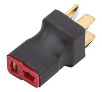 Alomejor Adaptador de Conector ESC de Batería RC, Enchufe en T de Larga Vida útil, Adaptador 1 Hembra 2 Macho para Conexión Paralela de Modelos RC