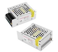 Alomejor Adaptador de Controlador de Fuente de Alimentación de Interruptor para DC12V, Fuente de Alimentación de Baja Ondulación para Equipos de Radio y CCTV, Material de Aleación de Aluminio