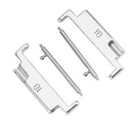 Alomejor Adaptador de Correa de Reloj de Metal, Adaptador de Conexión Universal para Correas de Reloj de 18-22 Mm, Piezas de Repuesto Duraderas (1 par)