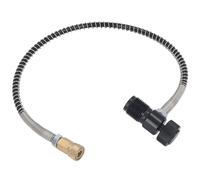Alomejor Adaptador de Llenado Rápido, Manguera de Estación de Llenado de Alta Presión con Rosca G5/8 para Tanque de CO2, Ligera y Eficiente
